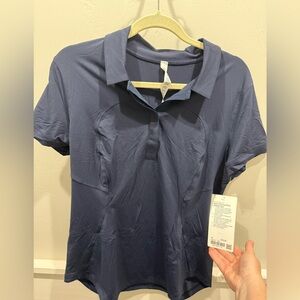 Women's Lululemon Blue Polo Shirt